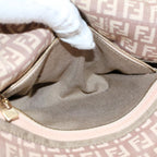FENDI Zucchino Canvas Mamma bucket Hand Bag Beige54705