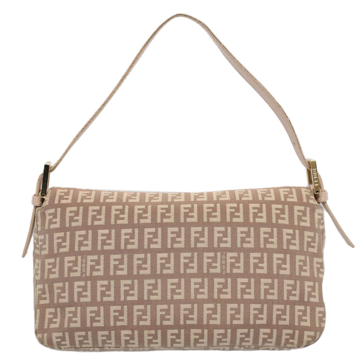 FENDI Zucchino Canvas Mamma bucket Hand Bag Beige54705