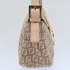 FENDI Zucchino Canvas Mamma bucket Hand Bag Beige54705