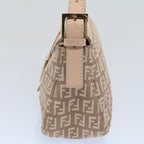 FENDI Zucchino Canvas Mamma bucket Hand Bag Beige54705