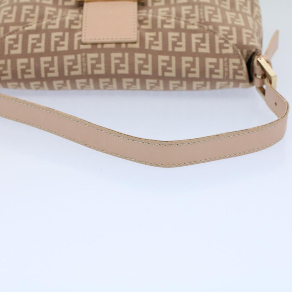 FENDI Zucchino Canvas Mamma bucket Hand Bag Beige54705