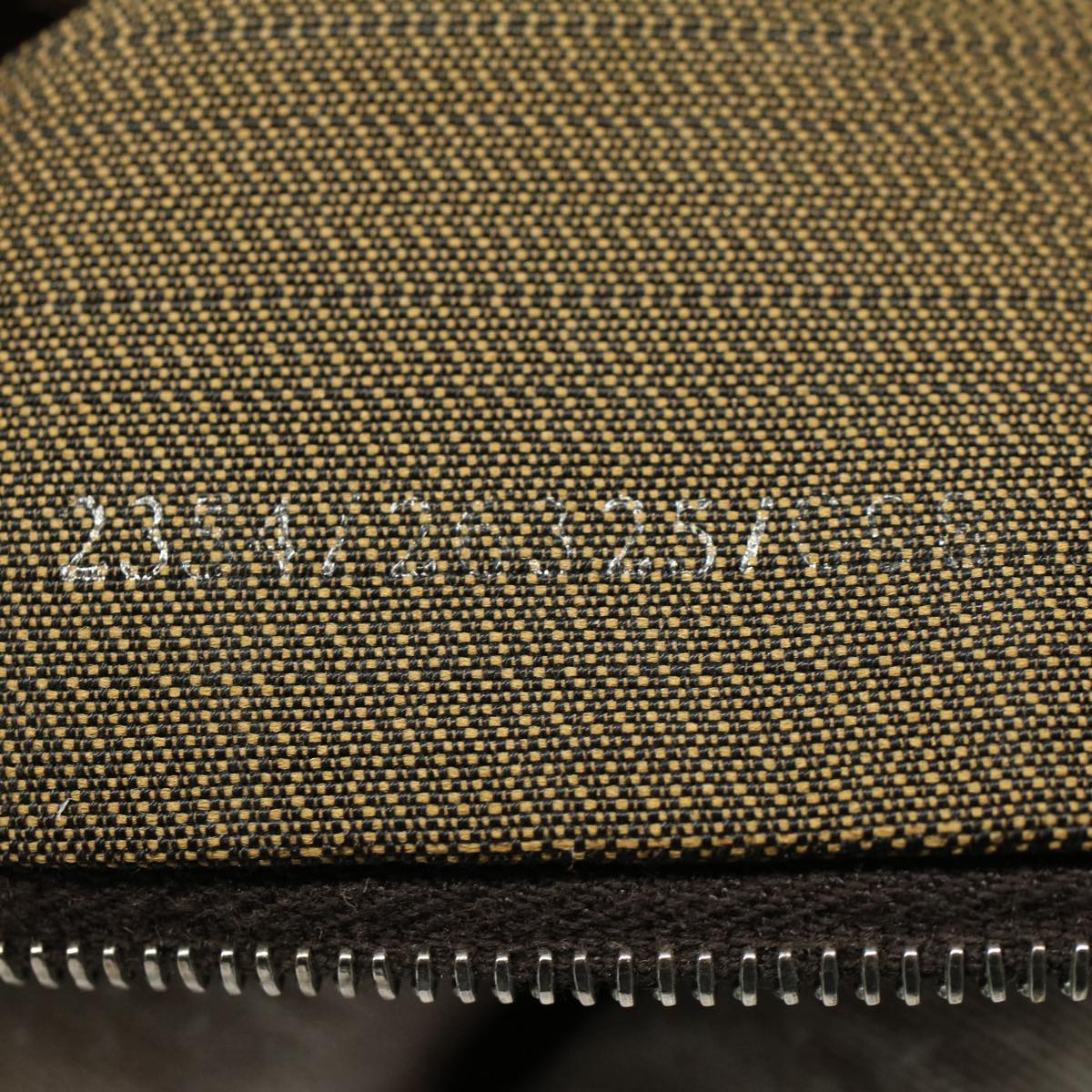 FENDI Zucca Canvas Mamma Baguette Shoulder Bag Black Brown54707