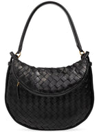 Bottega Veneta Intrecciato Gemelli Medium Tote Bag Black