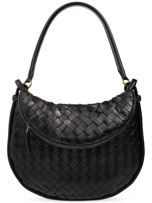 Bottega Veneta Intrecciato Gemelli Medium Tote Bag Black