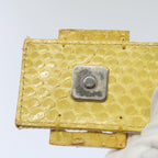 FENDI Mamma Baguette Shoulder Bag Canvas Beige Yellow54739