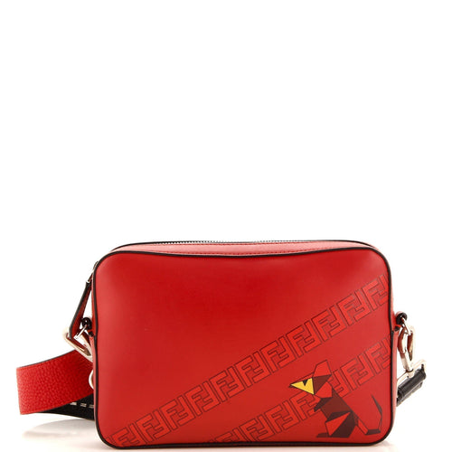 FENDI Camera Bag Chinese New Year Edition Printed Leather Medium