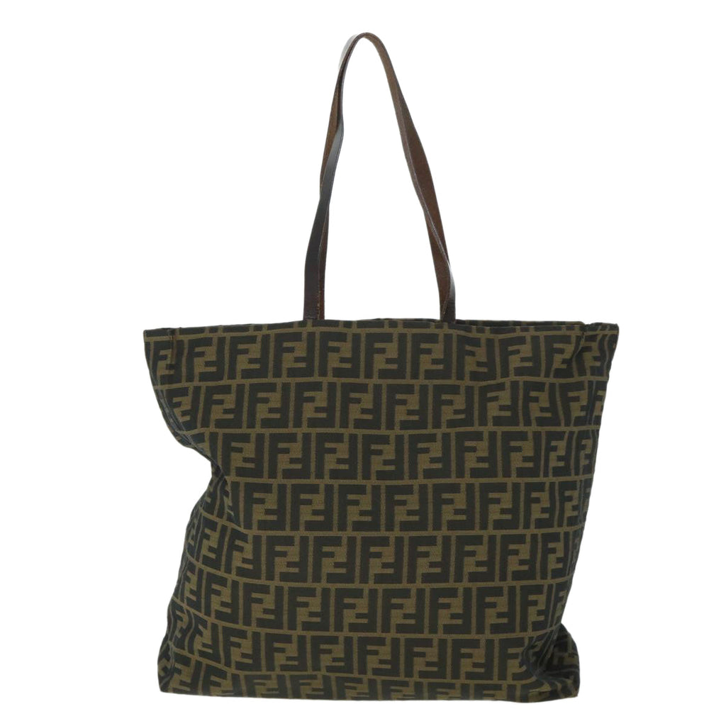 FENDI Zucca Canvas Tote Bag Brown54796