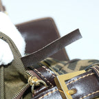 FENDI Zucca Canvas Hand Bag Black Brown54803