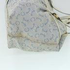 CELINE C Macadam Canvas Tote Bag Blue  54807