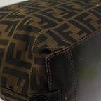 FENDI Zucca Canvas Hand Bag Brown54812