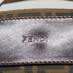 FENDI Zucca Canvas Hand Bag Brown54812