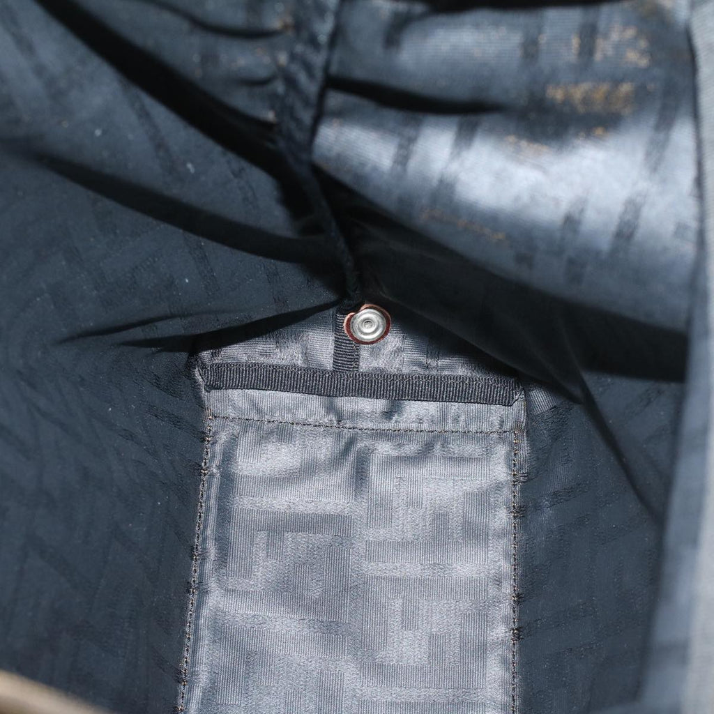 FENDI Zucca Canvas Hand Bag Brown54812