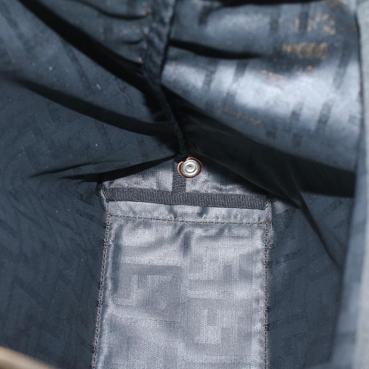 FENDI Zucca Canvas Hand Bag Brown54812