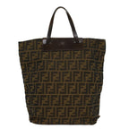 FENDI Zucca Canvas Hand Bag Brown54812
