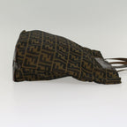 FENDI Zucca Canvas Hand Bag Brown54812