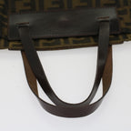 FENDI Zucca Canvas Hand Bag Brown54812