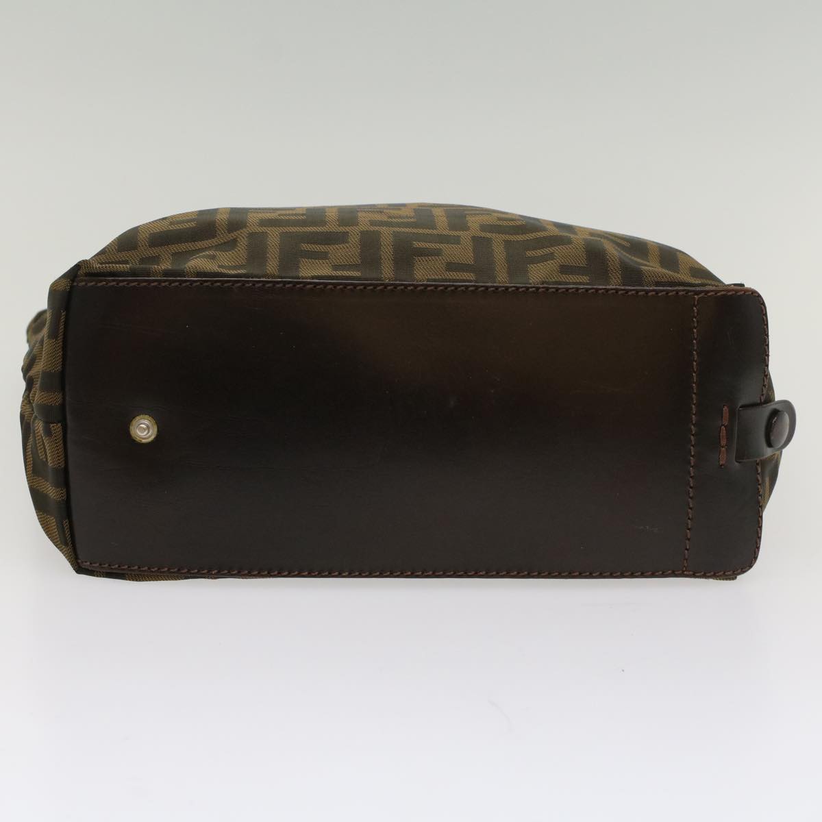 FENDI Zucca Canvas Hand Bag Brown54812
