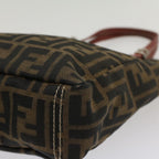 FENDI Zucca Canvas Hand Bag Brown54860