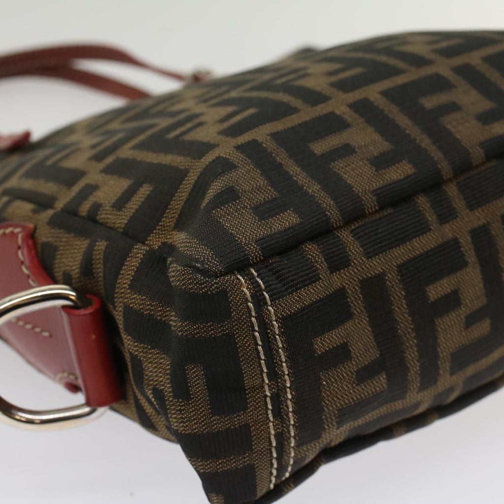 FENDI Zucca Canvas Hand Bag Brown54860