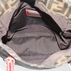 FENDI Zucca Canvas Hand Bag Brown54860