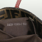 FENDI Zucca Canvas Hand Bag Brown54860
