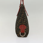 FENDI Zucca Canvas Hand Bag Brown54860
