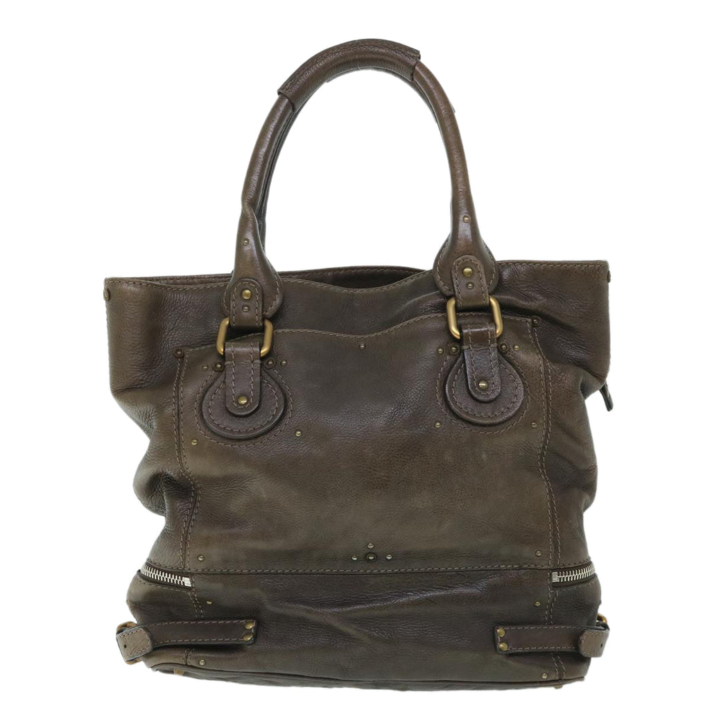 Chloe Paddington Shoulder Bag Leather Brown 54863