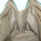 FENDI Zucchino Canvas Shoulder Bag Coated Canvas Blue54908