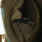 FENDI Zucchino Canvas Shoulder Bag Coated Canvas Blue54908