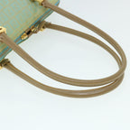 FENDI Zucchino Canvas Shoulder Bag Coated Canvas Blue54908