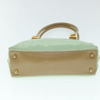 FENDI Zucchino Canvas Shoulder Bag Coated Canvas Blue54908