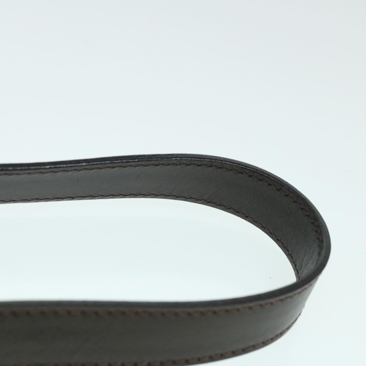 FENDI Zucca Canvas Mamma Baguette Shoulder Bag Black Brown54960