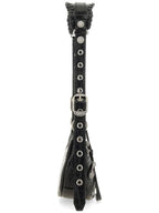 Balenciaga Le Cagole Crocodile Embossed Shoulder Bag Black