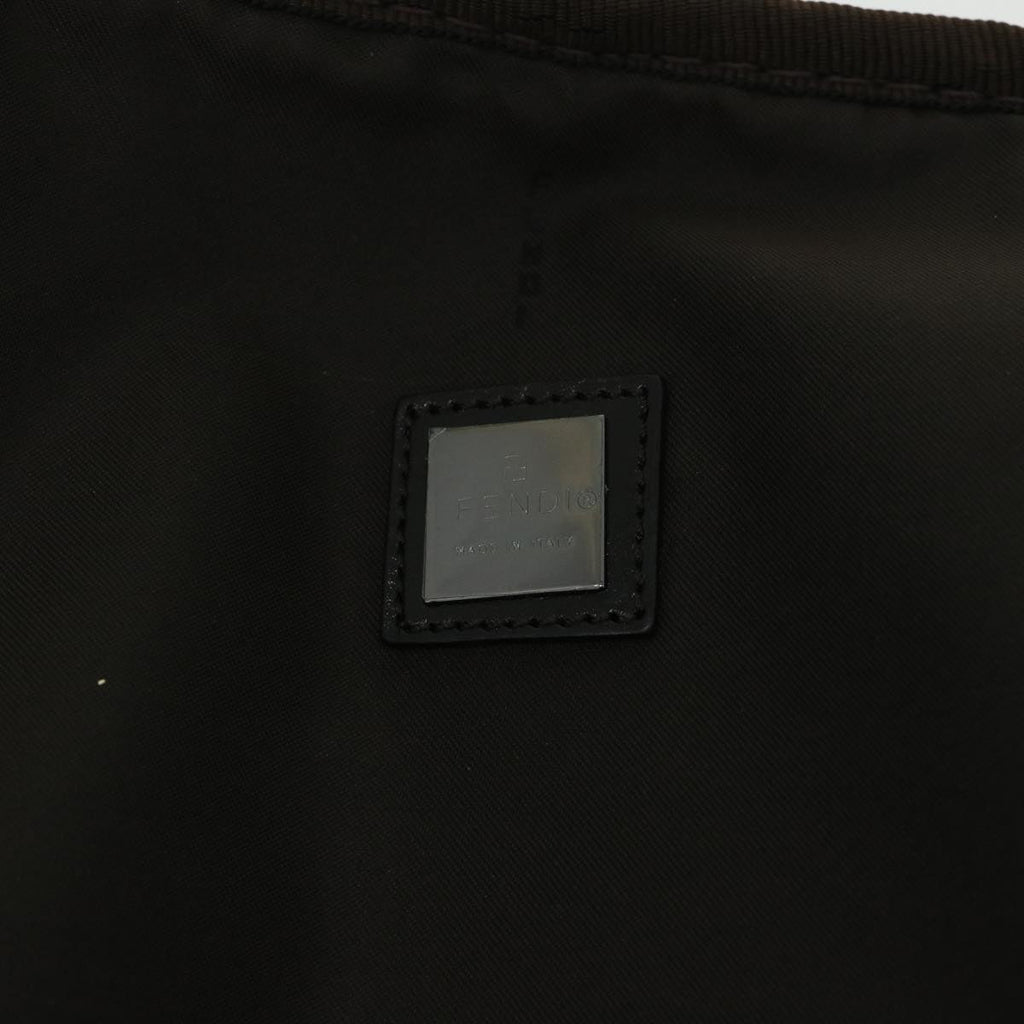 FENDI Zucca Canvas Boston Bag Brown54989