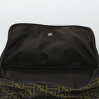 FENDI Zucca Canvas Boston Bag Brown54989