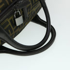 FENDI Zucca Canvas Boston Bag Brown54989