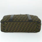 FENDI Zucca Canvas Boston Bag Brown54989