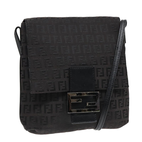 Fendi Baguette  Canvas Shoulder Bag ()