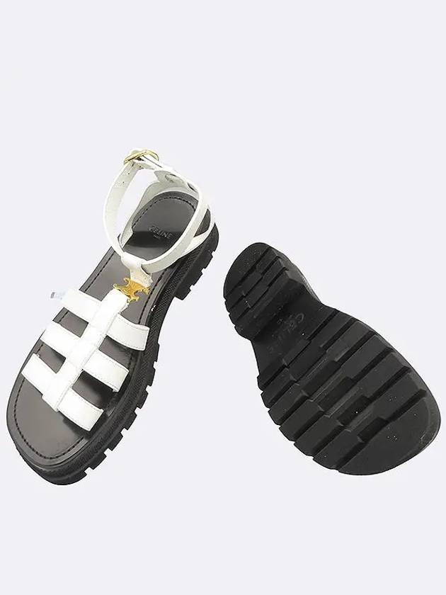 CELINE 343593617C Clea Triope Gladiator Chunky Sandals 40