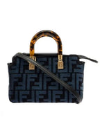 Fendi By The Way FF Motif Small Tote Bag Blue