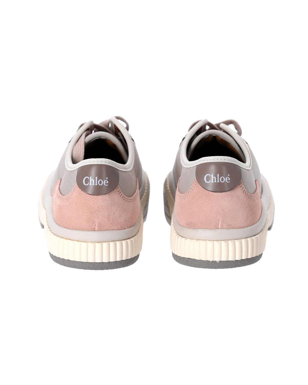 Chloe Clint Sneakers in Grey Nylon