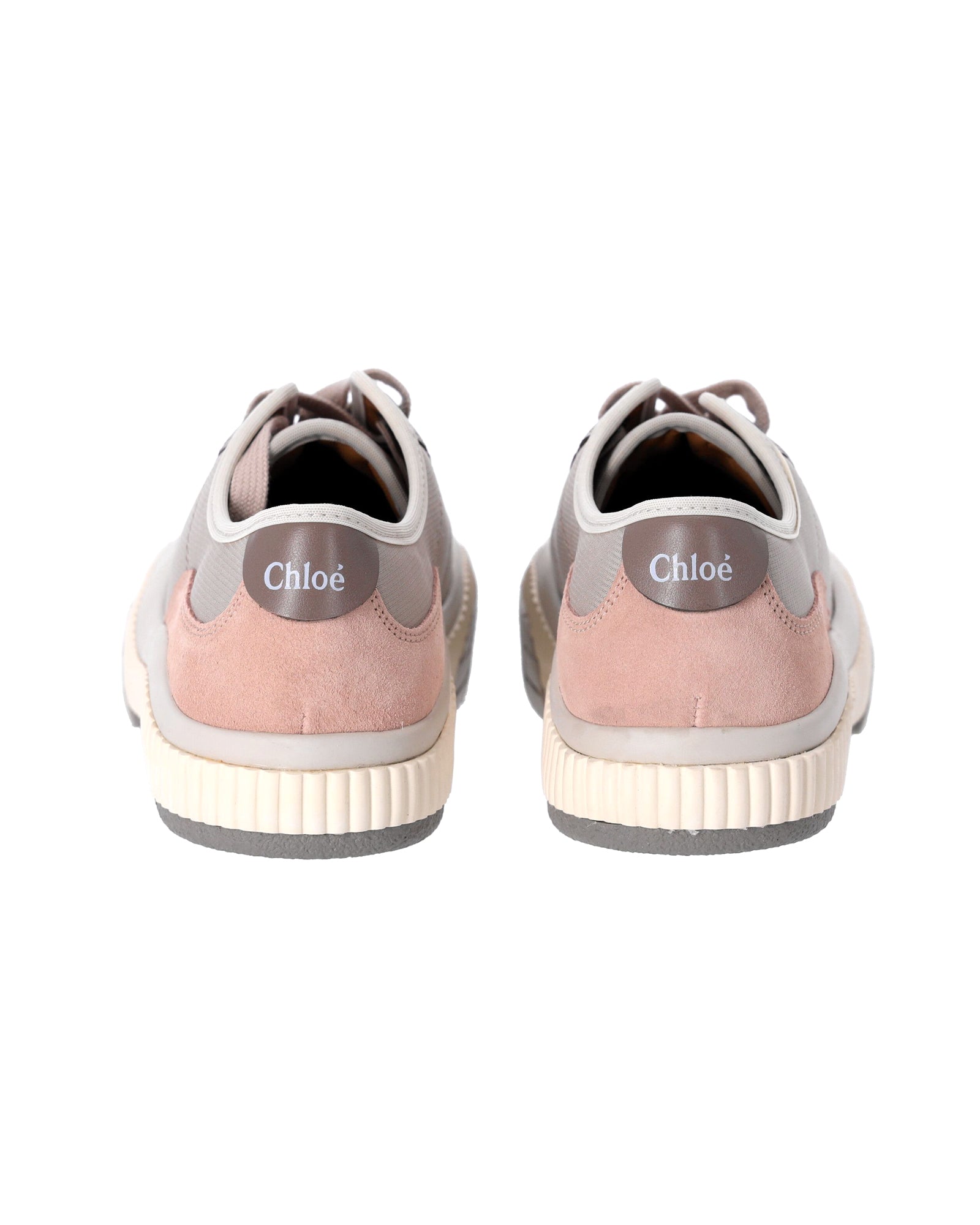 Chloe Clint Sneakers in Grey Nylon