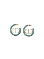 30 Montaigne Earrings Ethereal Green Lacquer Dior