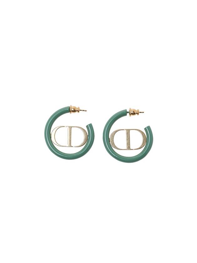 30 Montaigne Earrings Ethereal Green Lacquer Dior