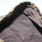 FENDI Zucca Canvas Mamma Baguette Shoulder Bag Brown Black55001