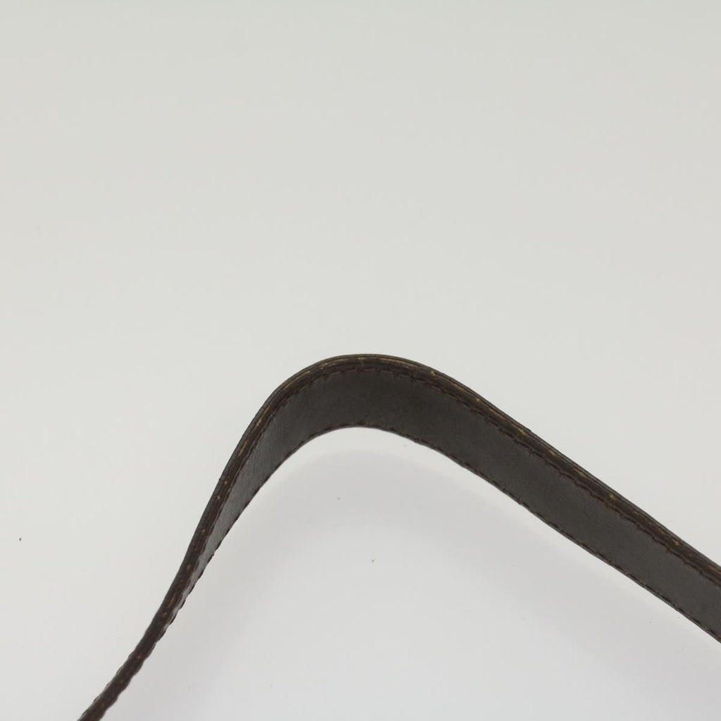 FENDI Zucca Canvas Mamma Baguette Shoulder Bag Brown Black55001