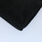FENDI Zucchino Canvas Hand Bag Black55024