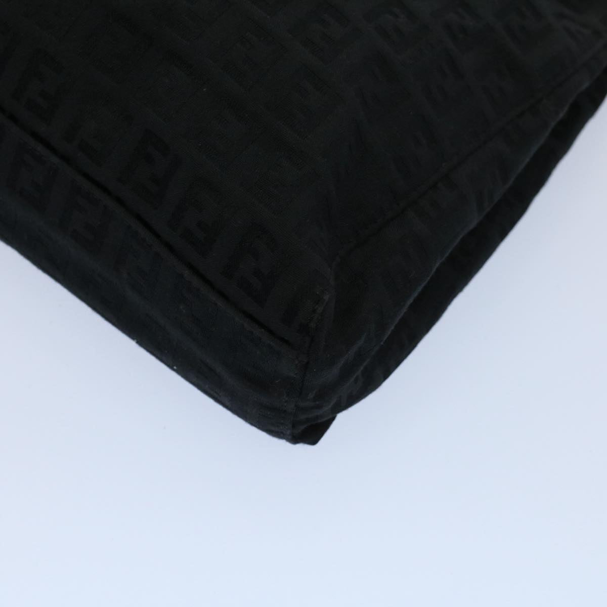 FENDI Zucchino Canvas Hand Bag Black55024