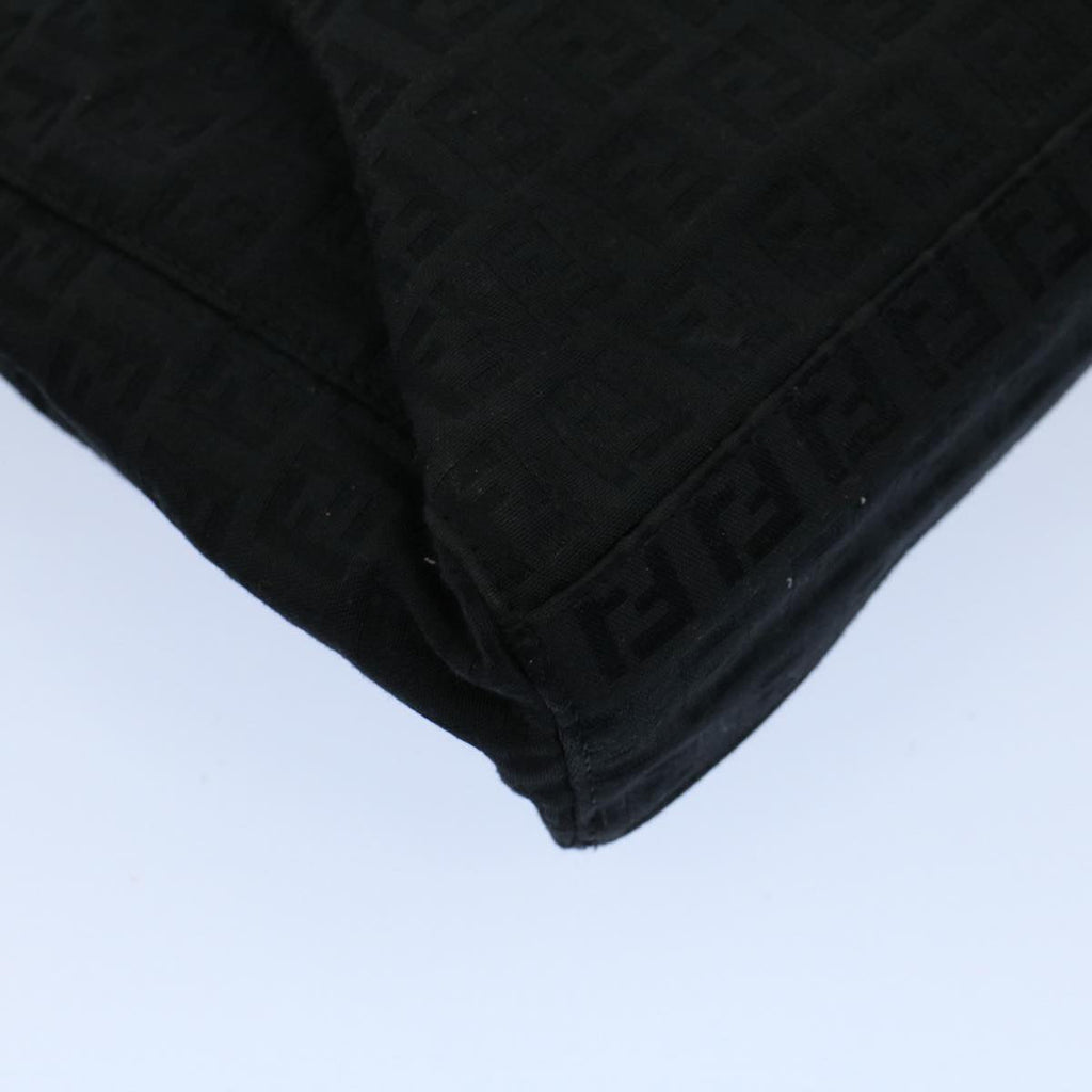FENDI Zucchino Canvas Hand Bag Black55024