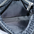 FENDI Zucchino Canvas Hand Bag Black55024